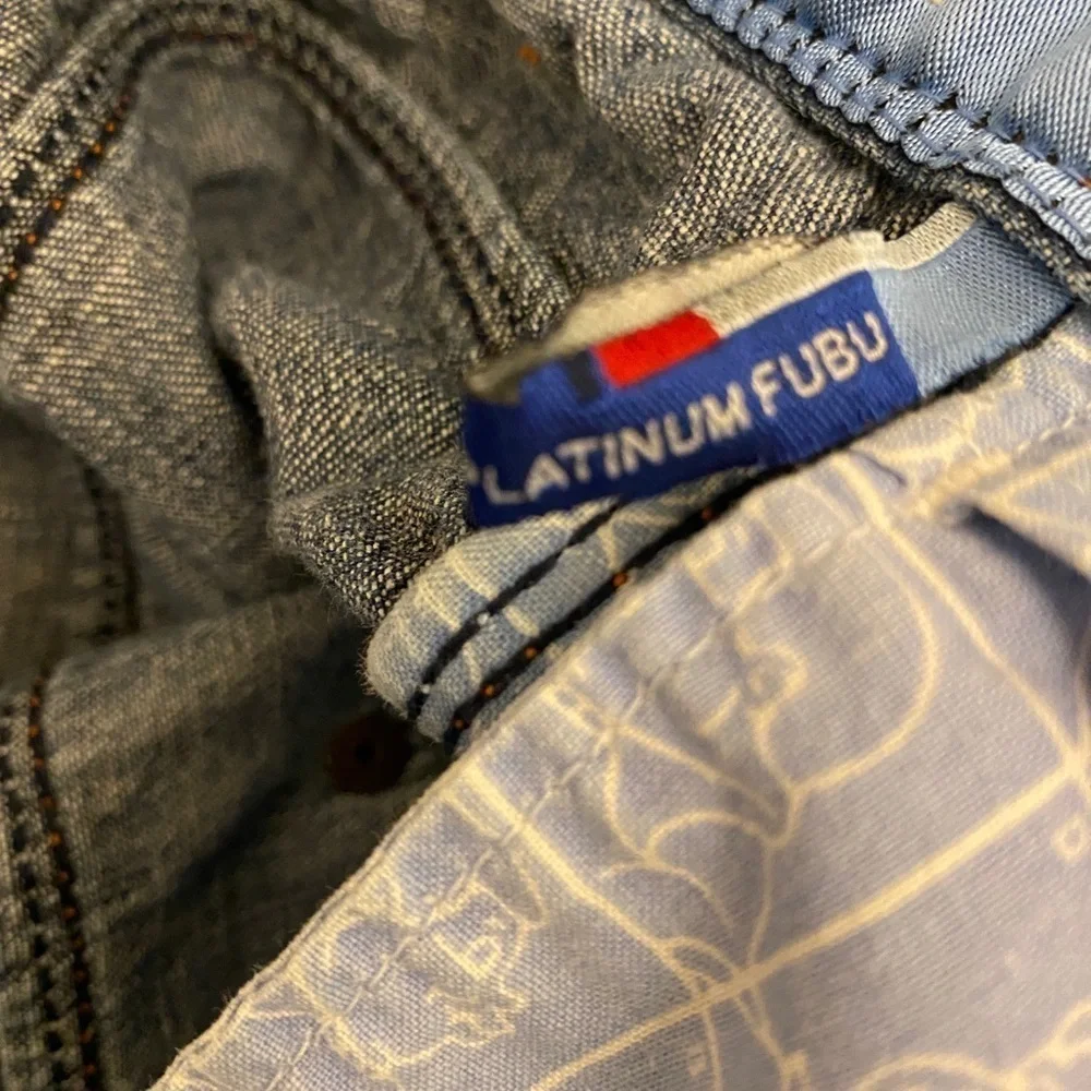 RARE ! Russell Character From Fat Albert FUBU  Y2K Jeans Approx 36”  x 31”